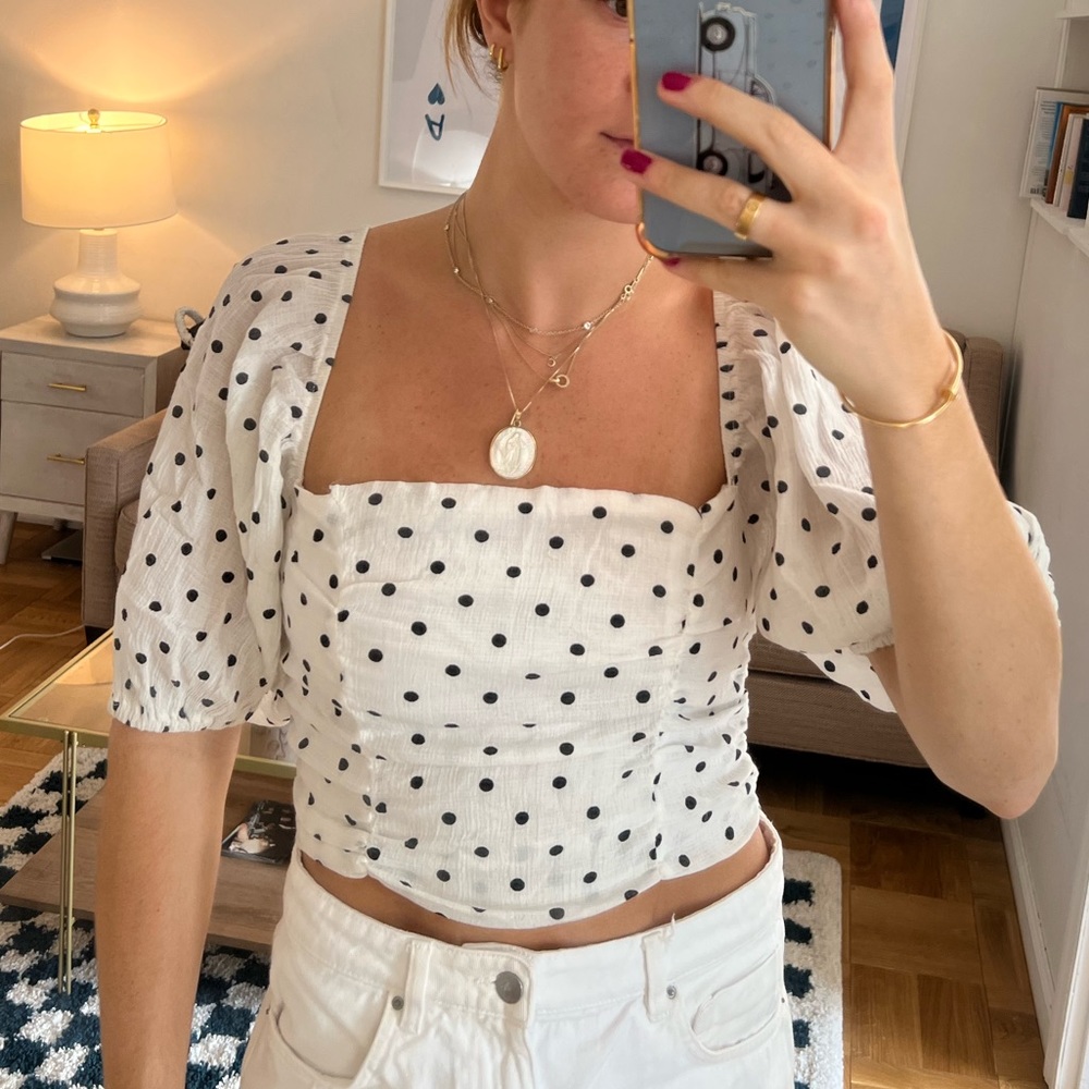 Sabo skirt puff sleeve top